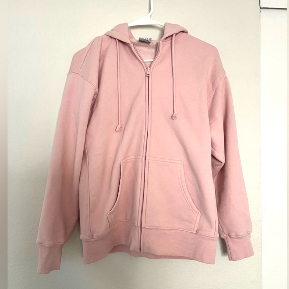 TNA Cozy Fleece Boyfriend Zip Hoodie
